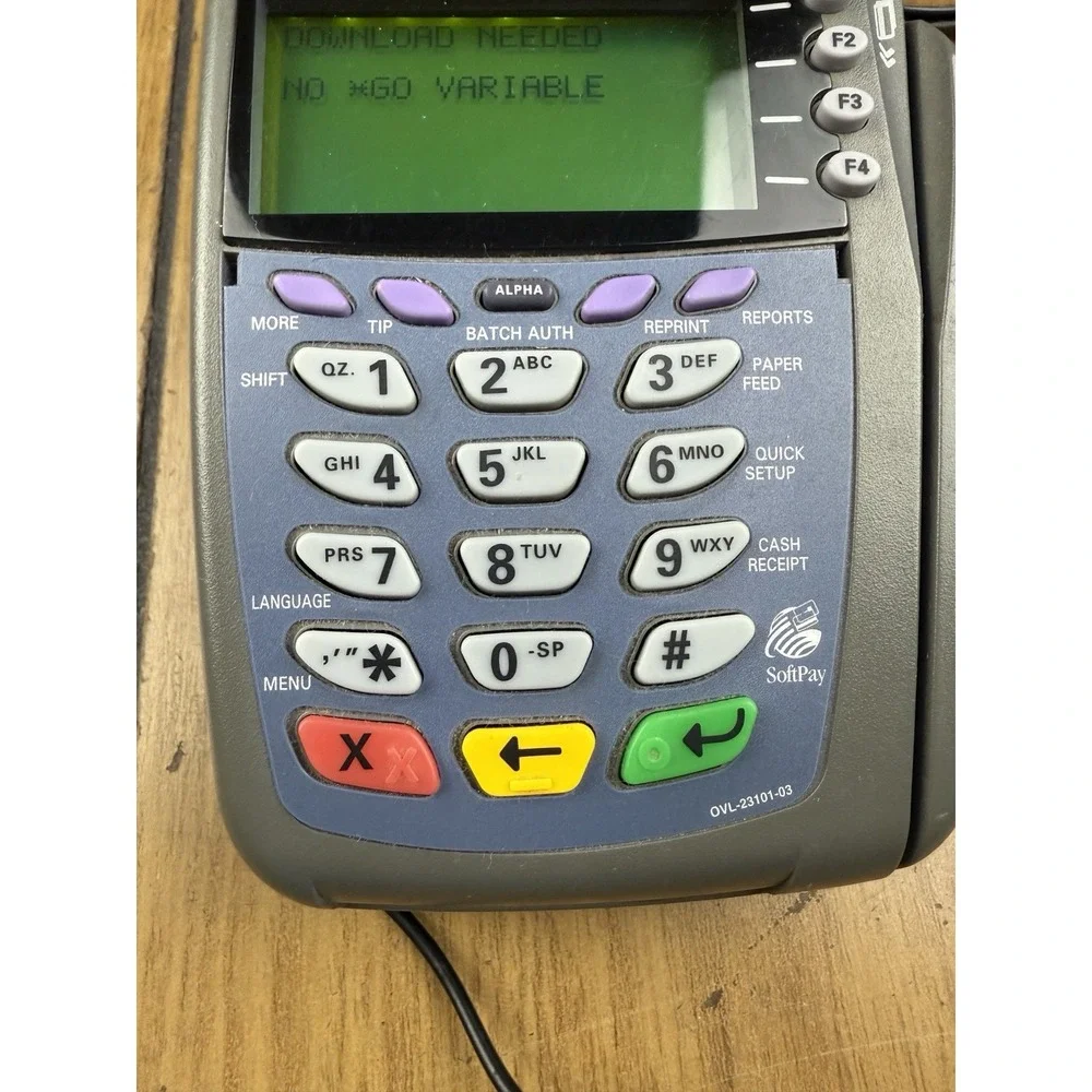 VERIFONE OMNI 5100 ETHERNET‎ CREDIT CARD TRANSACTION TERMINAL CHARGER